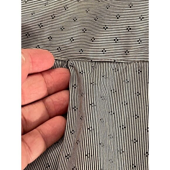 Level Ten Mens Modern XL Long Sleeve Button-Up Shirt With Floral Trim & Contrast - Picture 15 of 16